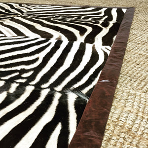 ONE OF A KIND ZEBRA AREA RUG - GREENE
