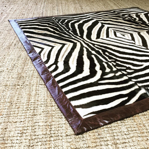 ONE OF A KIND ZEBRA AREA RUG - GREENE
