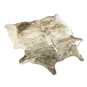 GREY BRINDLE COWHIDE RUG - SHACKELFORD