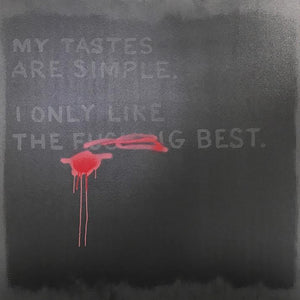 The xxxxxxx Best. Limited Edition Print. 48x48"