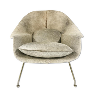 Circa 1958 Eero Saarinen Womb Chair in Brazilian Cowhide