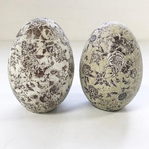 Pair of Decorative Ceramic Eggs