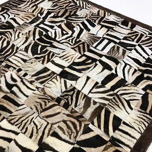 ZEBRA AREA RUG - Mosaic No. 221