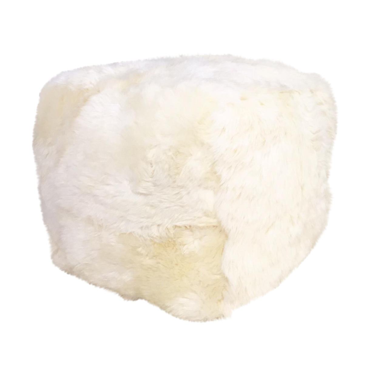 Sheepskin Cube Ottoman