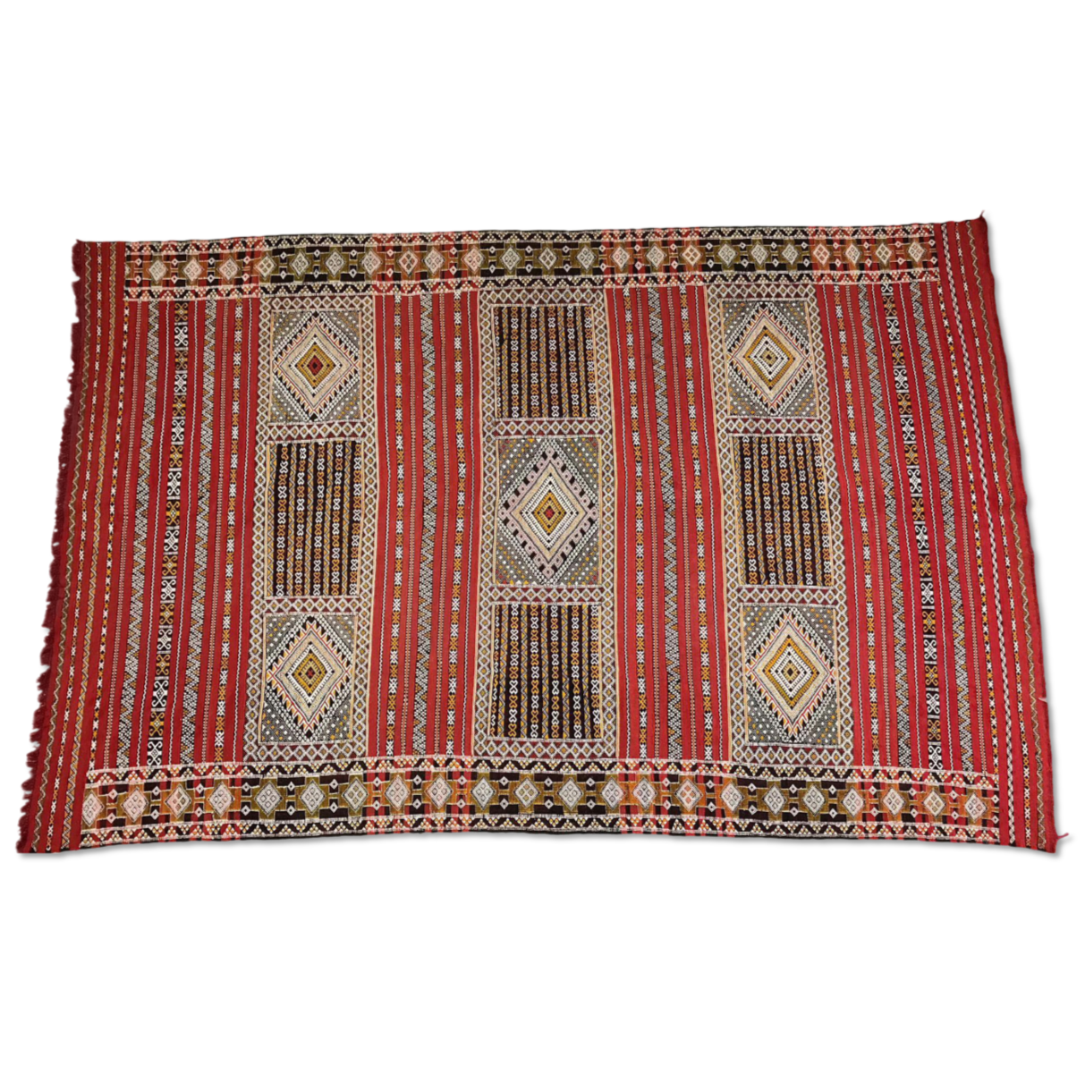 Handmade Kilim Rug from Morocco - 11.5 x 7.5 FT