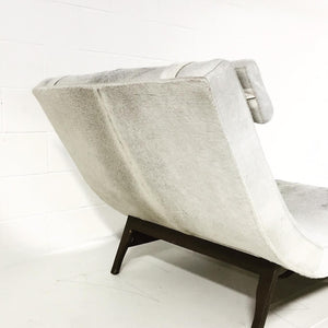 Adrian Pearsall Wave Chaise Lounge in Brazilian Cowhide