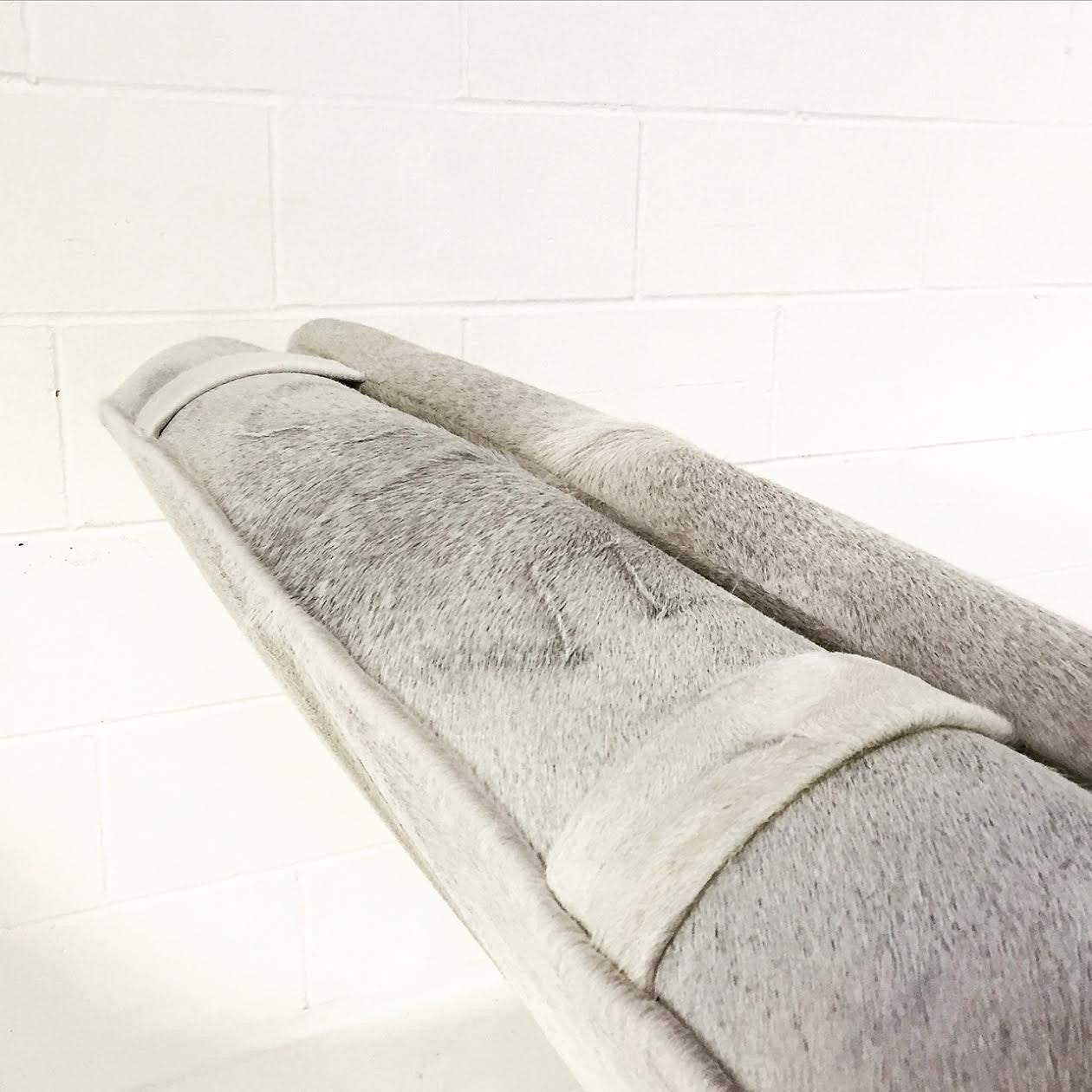 Adrian Pearsall Wave Chaise Lounge in Brazilian Cowhide