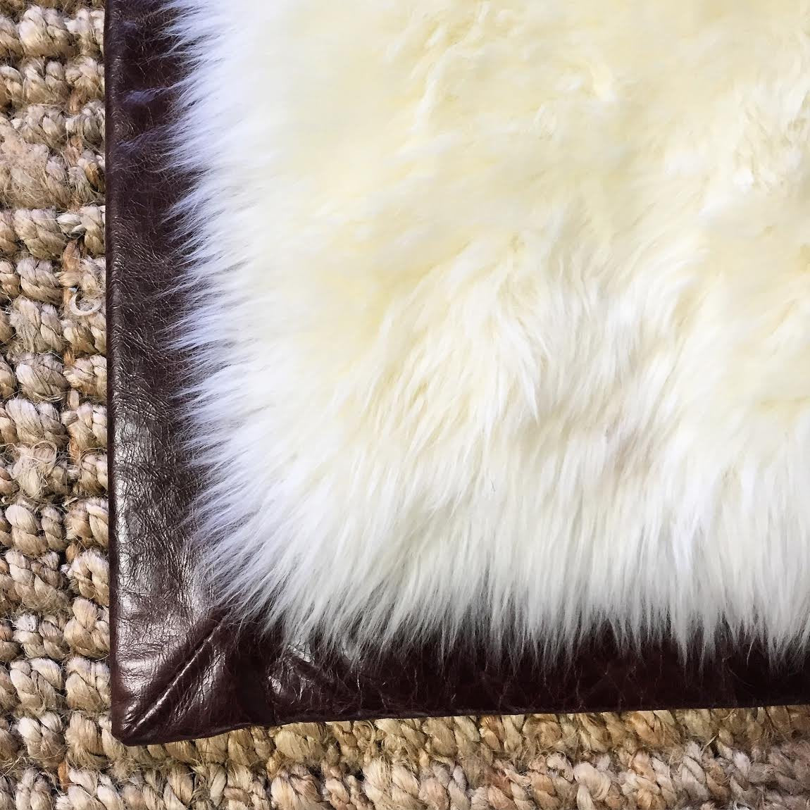Luxurious Sheepskin Area Rug - 9 x 9.5 feet