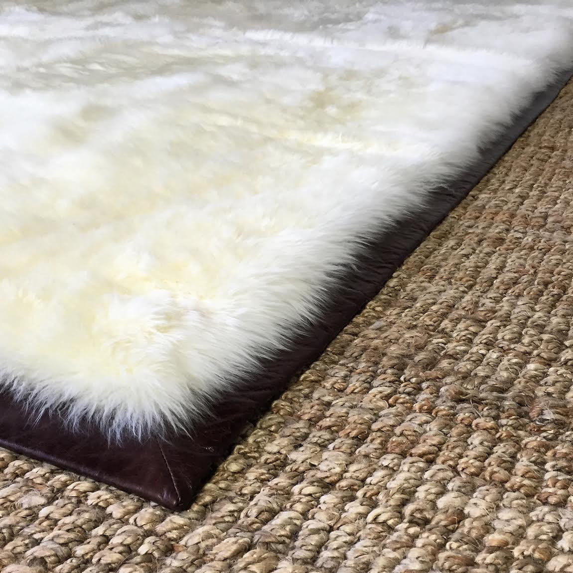 Luxurious Sheepskin Area Rug - 9 x 9.5 feet