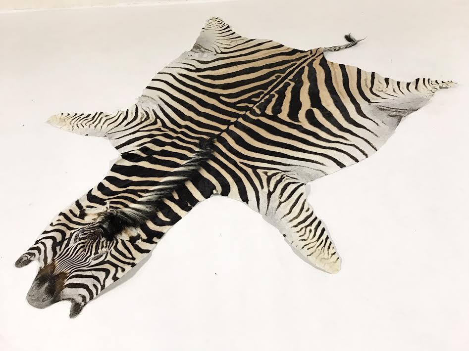 ZEBRA HIDE RUG - Sweet Grass