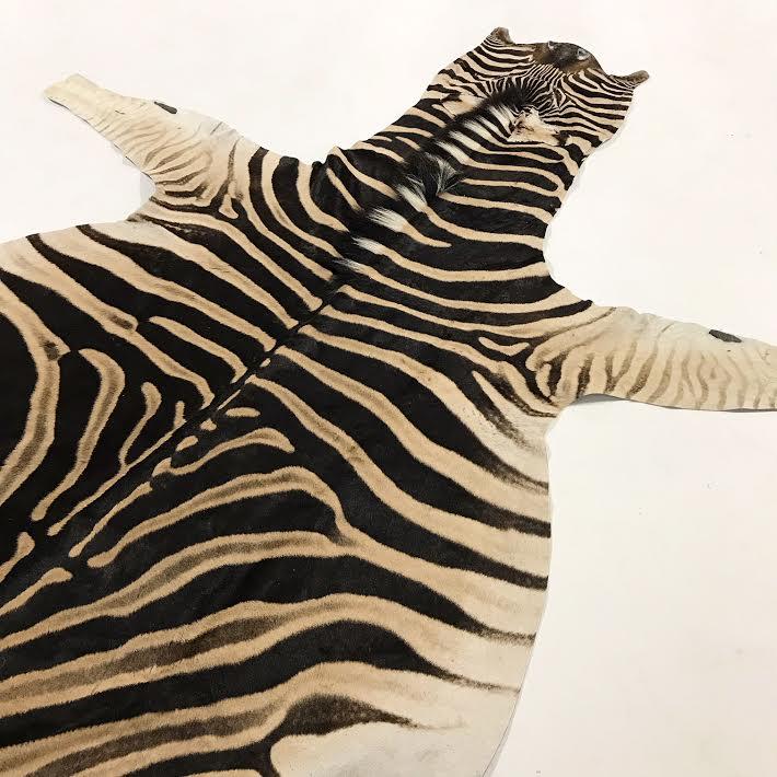 ZEBRA HIDE RUG - Coconino