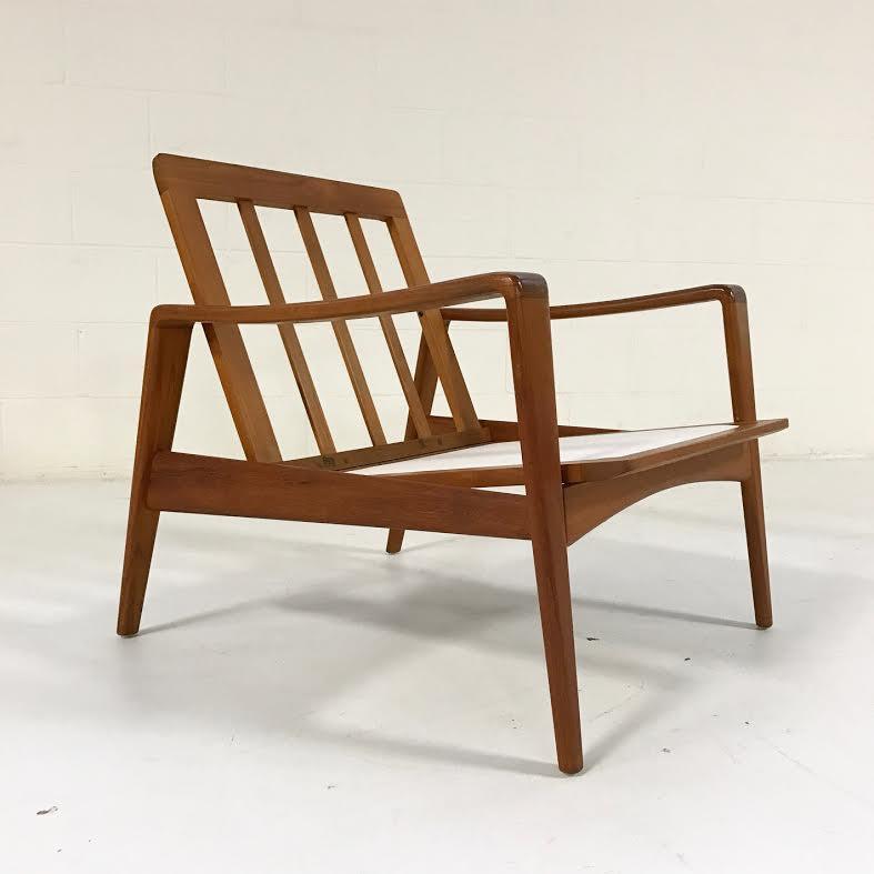 Danish Lounge Chairs by Arne Wahl Iverson for Komfort in Sheepskin